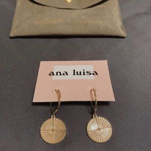 Ana Luisa X Michelle Choi Gold Coin Earrings